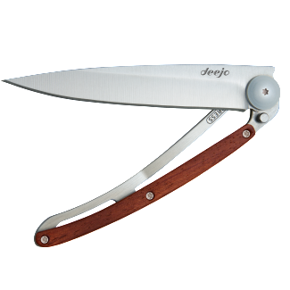 Load image into Gallery viewer, DEEJO KNIFE | Classic Wood 37g - Rosewood half opened