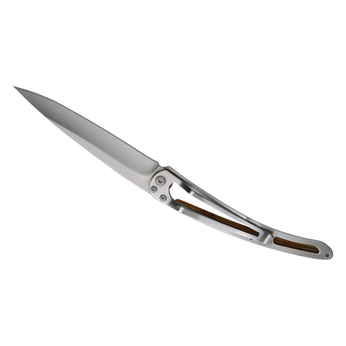 Load image into Gallery viewer, DEEJO KNIFE | Classic Wood 37g - Juniper Flat View