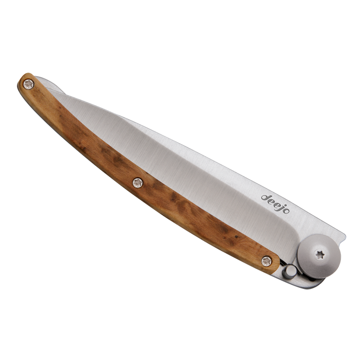 DEEJO KNIFE | Classic Wood 37g - Juniper colsed