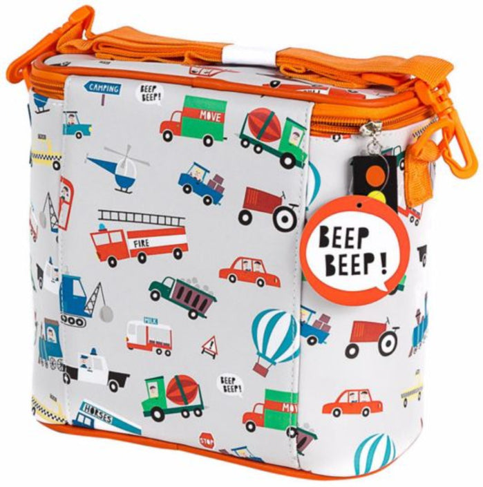 FLOSS & ROCK UK Insulated Lunch Bag with Detachable Strap & Bottle Holder - Transport **Limited Stock**