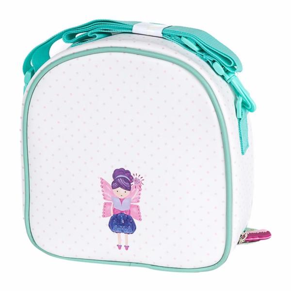 Load image into Gallery viewer, FLOSS &amp; ROCK UK Insulated Lunch Bag with Detachable Strap &amp; Bottle Holder - Fairy Unicorn **Limited Stock**