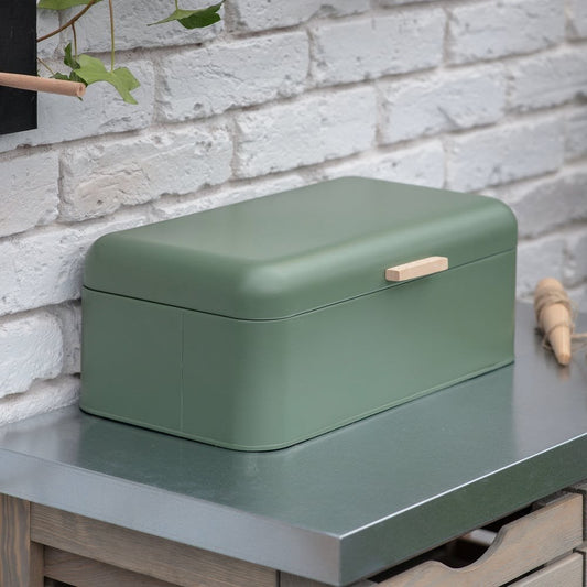 GARDEN TRADING Garden Storage Tin Large - Thistle Green