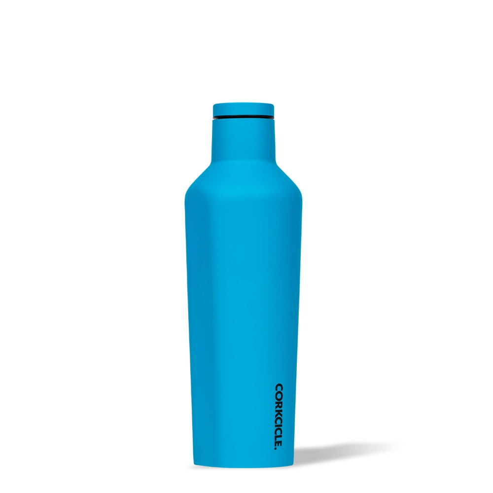 CORKCICLE Stainless Steel Insulated Canteen 16oz (470ml) - Neon Blue **CLEARANCE**