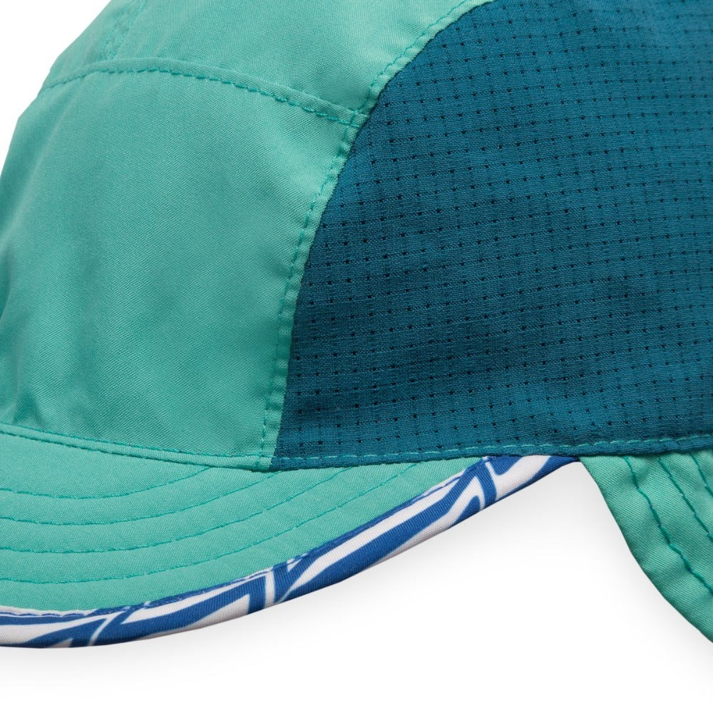 SUNDAY AFTERNOONS Infant Sunflip Reversible Hat - Blue Electric / Seaspray