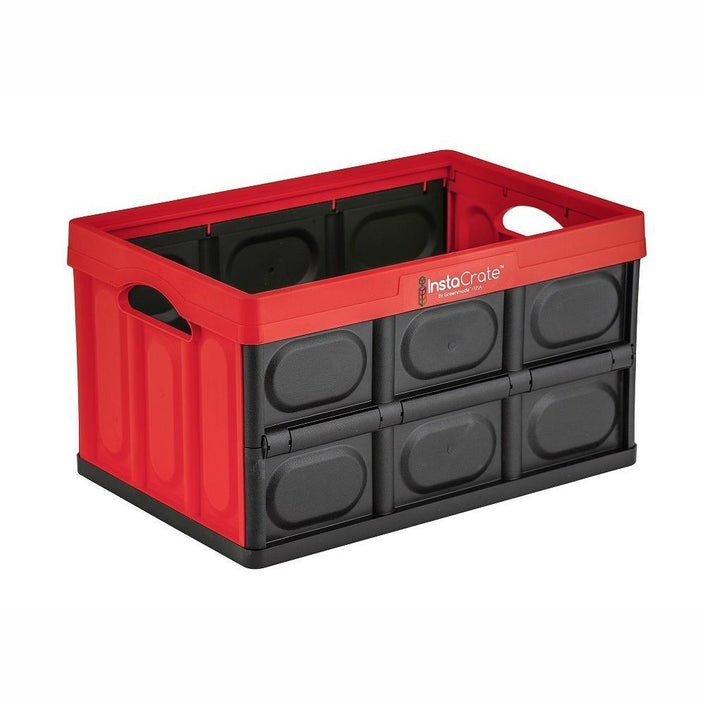 INSTACRATE™ by GREENMADE Collapsible Crate - Red / Black