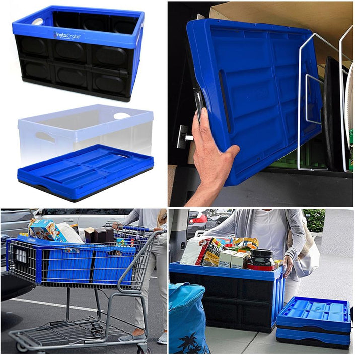 INSTACRATE™ by GREENMADE Collapsible Crate - Blue