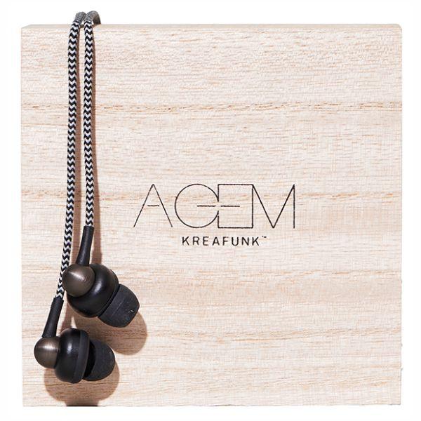 Load image into Gallery viewer, KREAFUNK | Agem Earphones - Black Featured