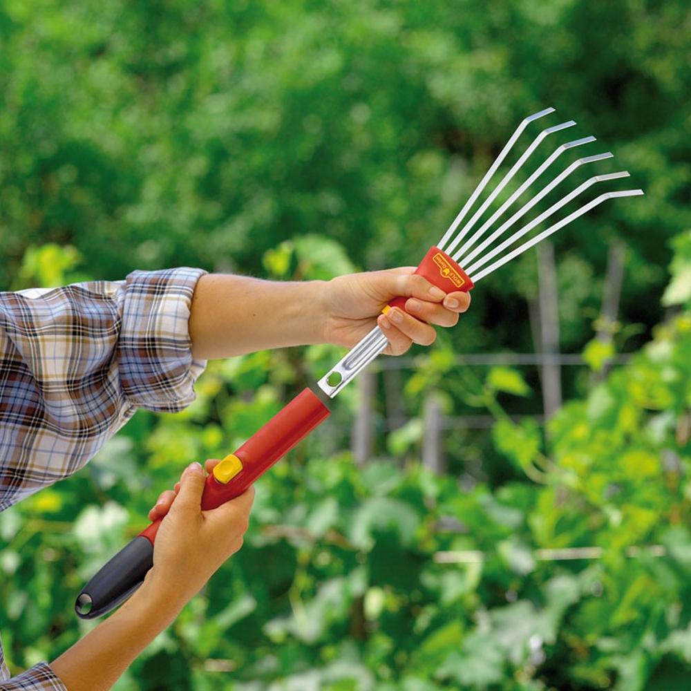 Load image into Gallery viewer, WOLF GARTEN Multi-Change Mini Gardening Rake - Head Only