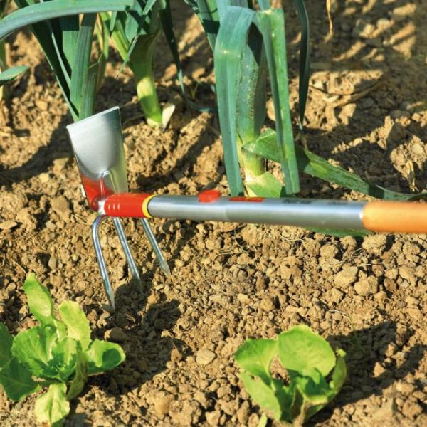 Gardening with WOLF GARTEN Multi-change Duo-hoe - Straight Blade