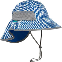 Load image into Gallery viewer, SUNDAY AFTERNOONS Kids Play Hat - Blue Electric Stripe