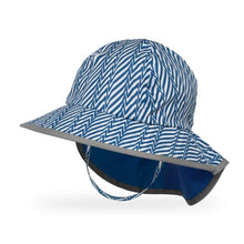 Load image into Gallery viewer, SUNDAY AFTERNOONS | Kids Play Hat - Blue Electric Stripe