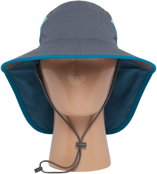 SUNDAY AFTERNOONS Kids Ultra Adventure Hat - Cinder / Blue Mountain