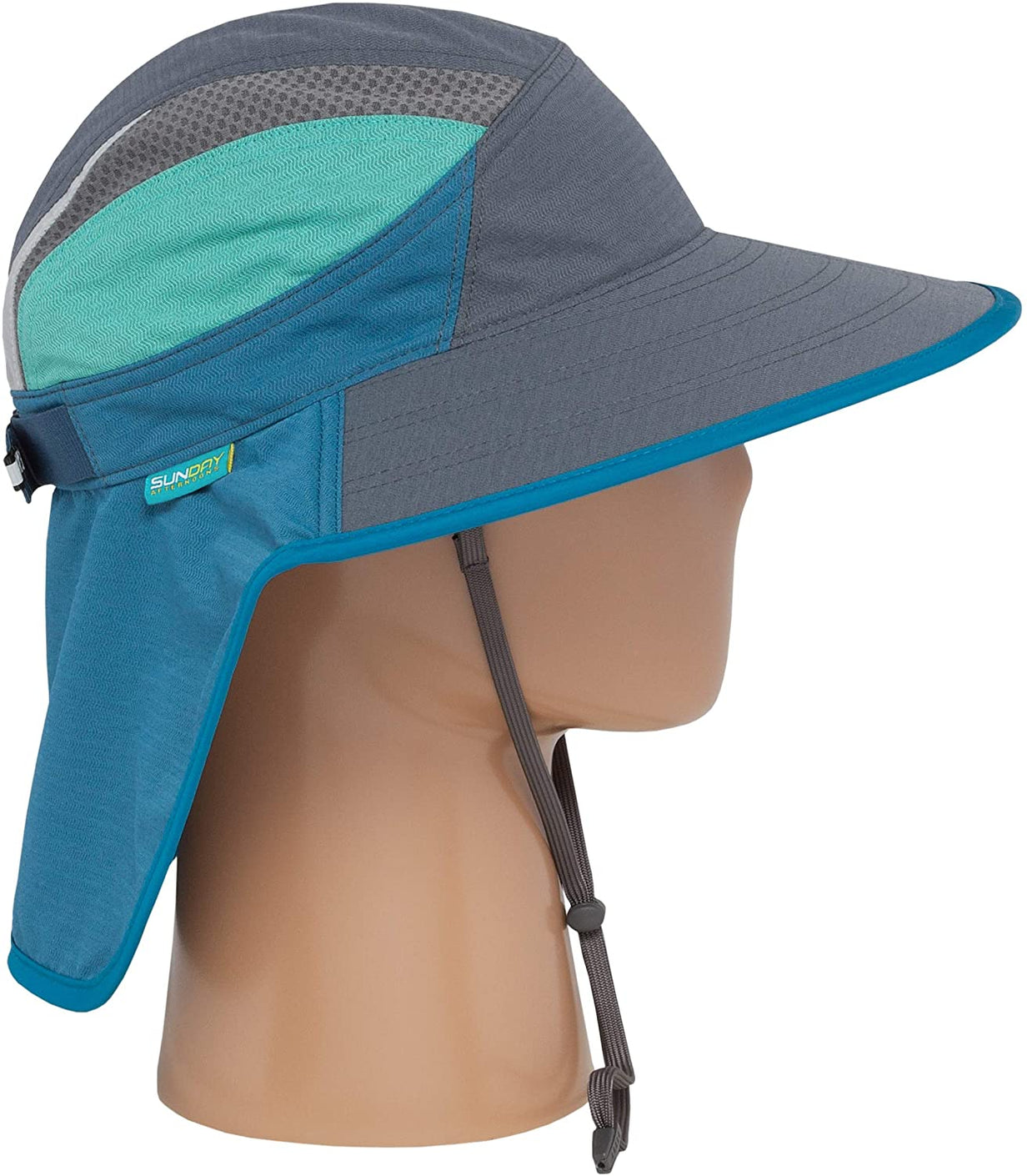 Load image into Gallery viewer, SUNDAY AFTERNOONS Kids Ultra Adventure Hat - Cinder / Blue Mountain