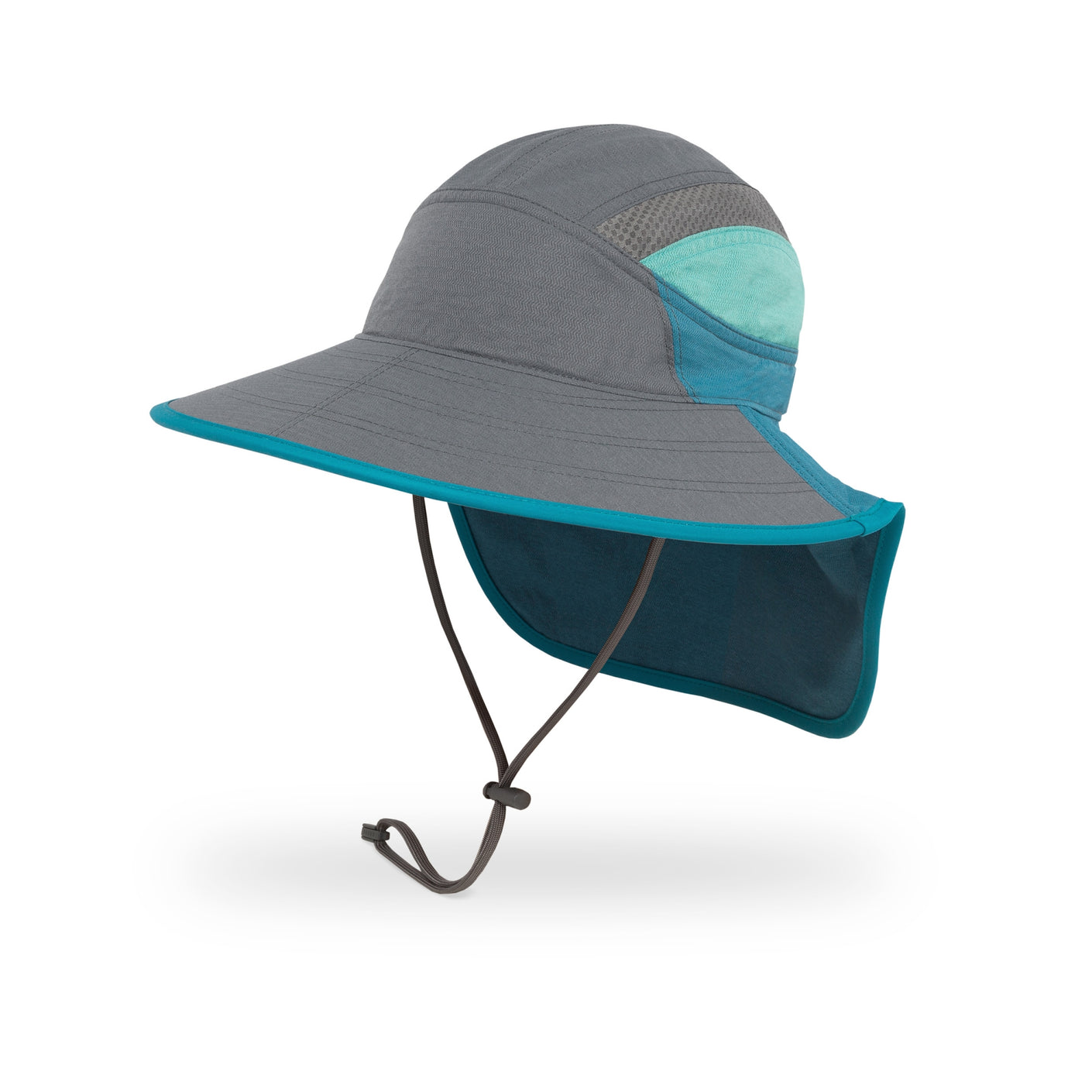 Load image into Gallery viewer, SUNDAY AFTERNOONS Kids Ultra Adventure Hat - Cinder / Blue Mountain