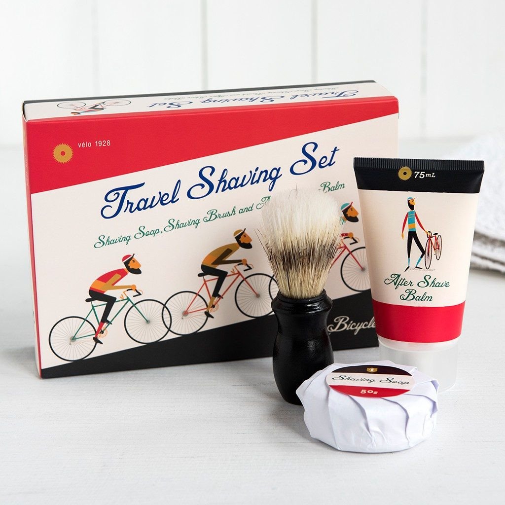 Load image into Gallery viewer, REX LONDON Le Bicycle Travel Shaving Set