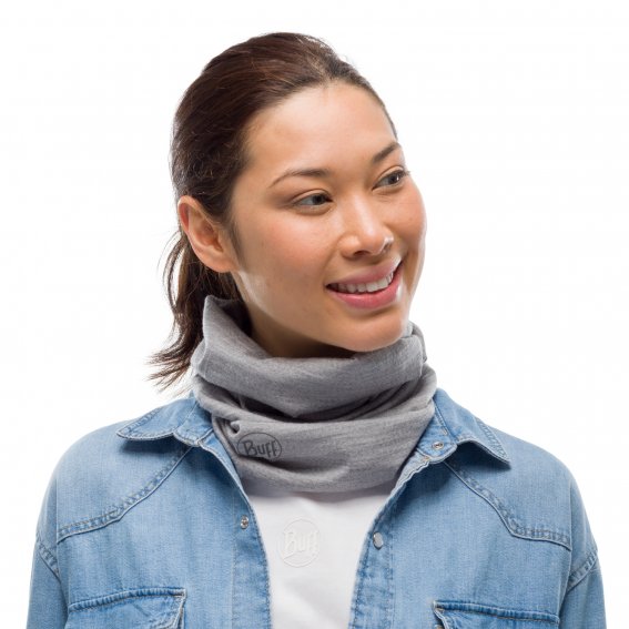 Load image into Gallery viewer, BUFF LW Merino Wool Multifunction Tubular Neckwear - Solid Light Grey