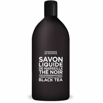 COMPAGNIE DE PROVENCE Liquid Soap Refill & Shower Gel 1 Litre - Black Tea