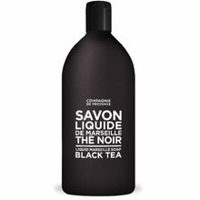 Load image into Gallery viewer, COMPAGNIE DE PROVENCE Liquid Soap Refill &amp; Shower Gel 1 Litre - Black Tea