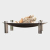 ALFRED RIESS Stromboli Large Steel Fire Pit w/ Hanging Grill Grate - Bundle