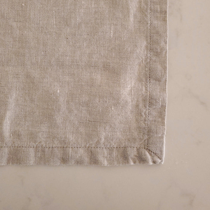 MARC OLIVER Cloth French Linen Napkin - 18" x 18", 4 pack - Natural **CLEARANCE**