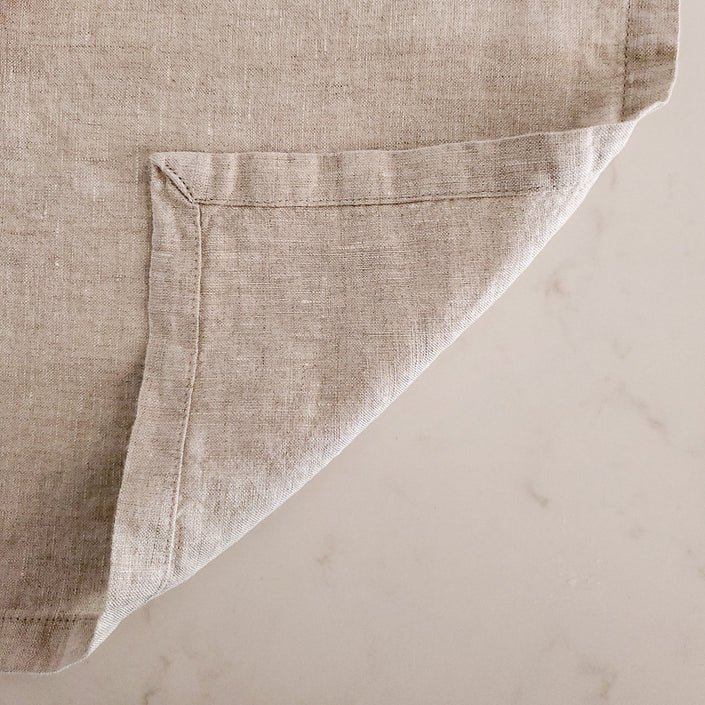 MARC OLIVER Cloth French Linen Napkin - 18" x 18", 4 pack - Natural **CLEARANCE**