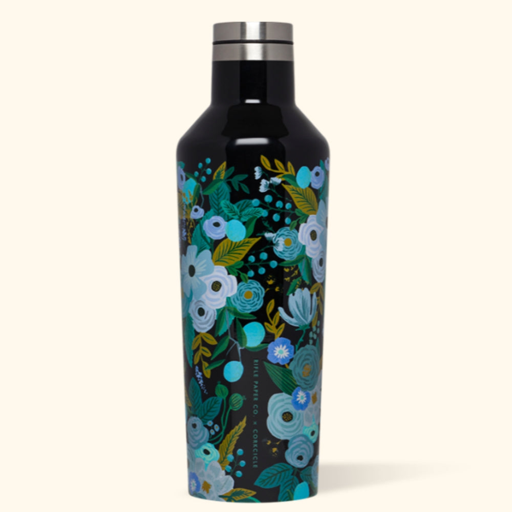 Load image into Gallery viewer, CORKCICLE x RIFLE | Stainless Steel Insulated Canteen 16oz (470ml) - Garden Party Blue