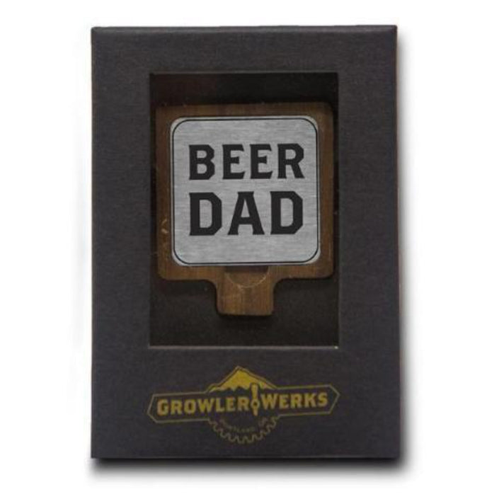 GROWLERWERKS uKeg "BEER DAD" Beer Growler Tap Handle