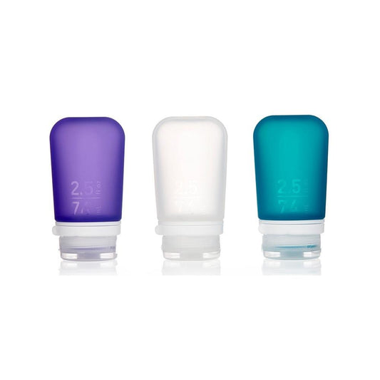 HUMAN GEAR GO TOOB Travel Liquid Tube Container, 3 pack - Medium - 74ml