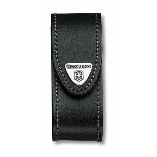 VICTORINOX Leather Belt Pouch Large - Black (05690)  4.0520.3