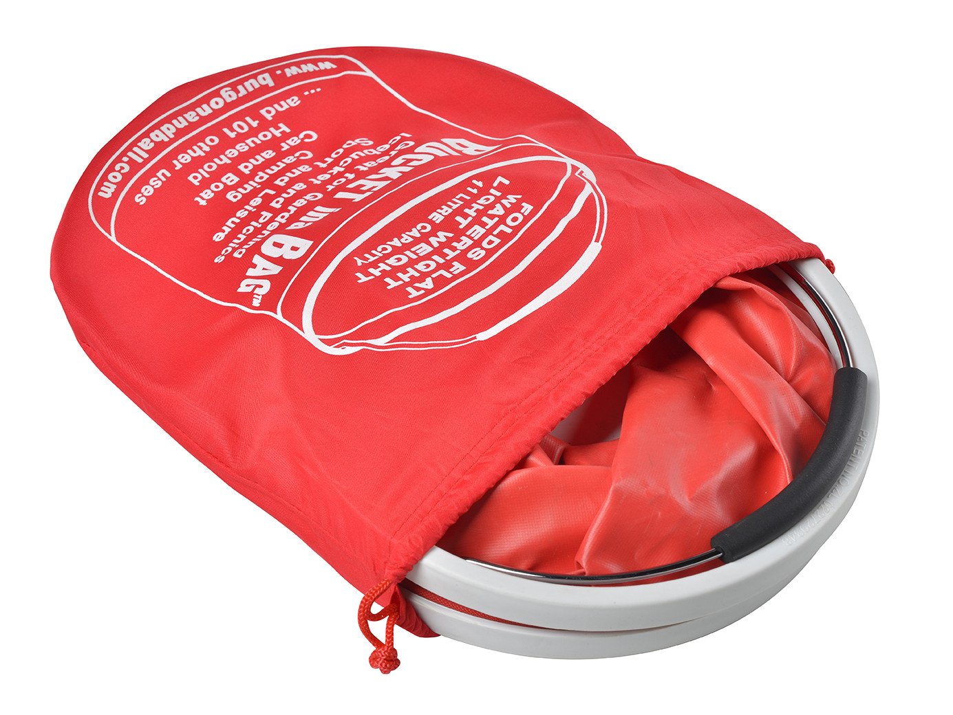 Load image into Gallery viewer, BABY BUCKET INA BAG™ | 3.5L  - Red open