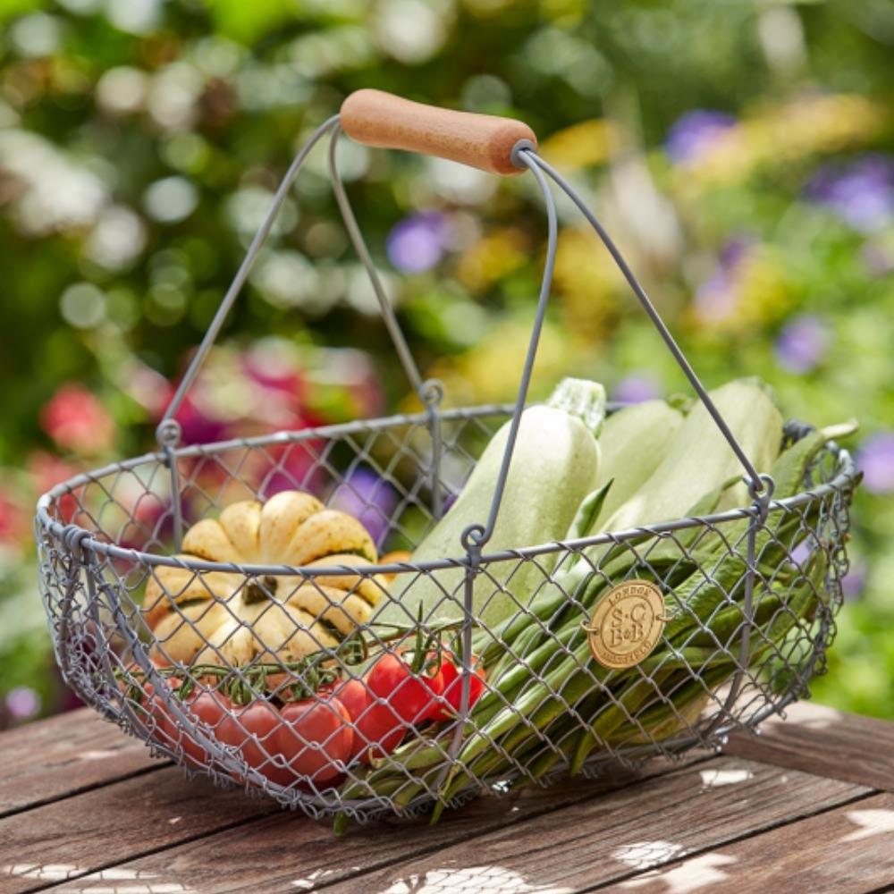 Load image into Gallery viewer, SOPHIE CONRAN Harvesting Basket - Large Grey