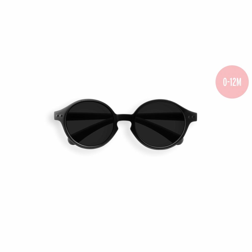 Load image into Gallery viewer, IZIPIZI PARIS Sun Baby Sunglasses - Black (0-12 MONTHS)