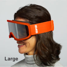 Load image into Gallery viewer, IZIPIZI PARIS Adult Snow Goggles - LARGE - Orange
