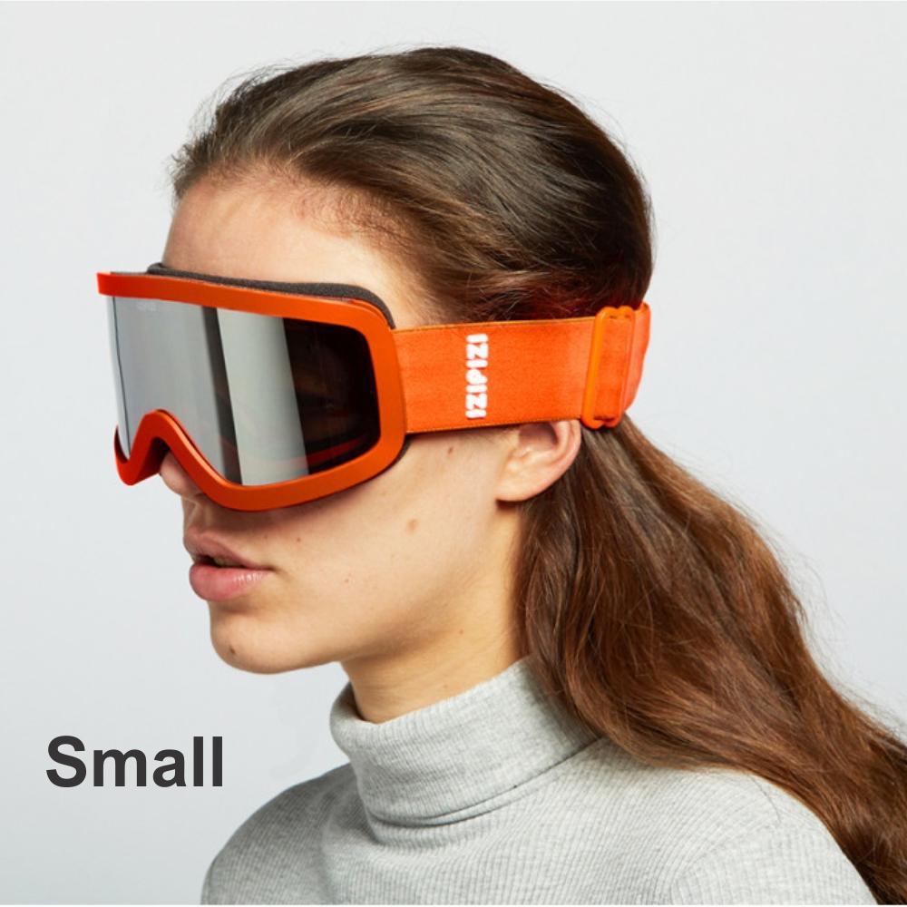 Load image into Gallery viewer, IZIPIZI PARIS Junior Kids Snow Goggles - SMALL - Orange