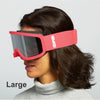 IZIPIZI Adult Snow Goggles - LARGE - Pink **CLEARANCE**