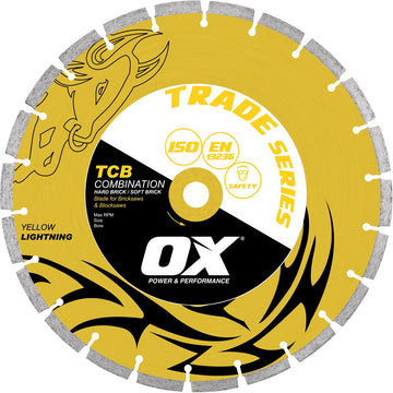 OX Trade TCB 50/50 Combination Segmented Diamond Blade - Brick Saw