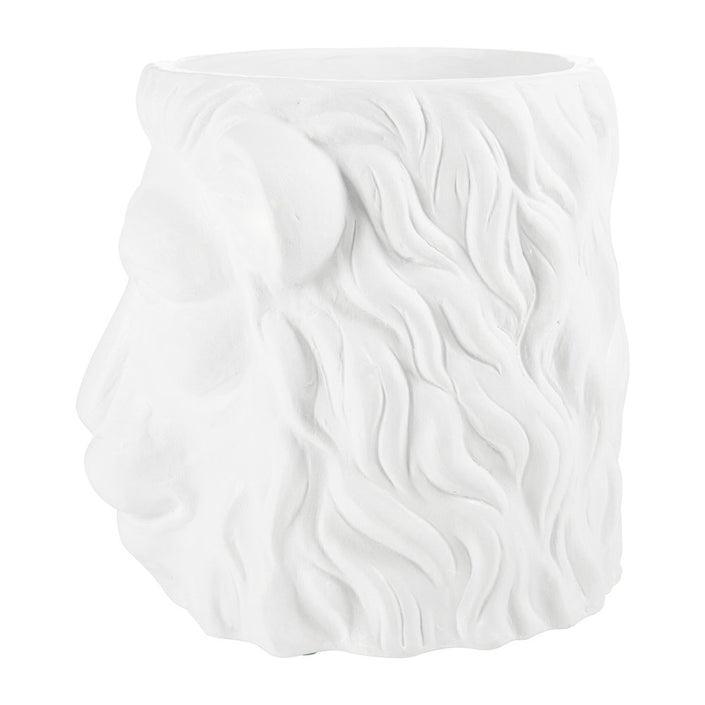 GARDEN GLORY Lion Pot Large - White