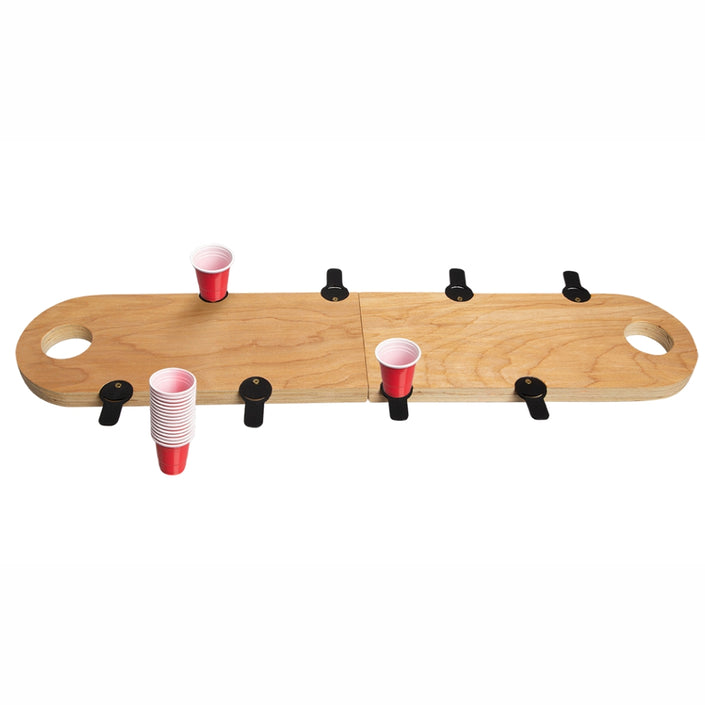 REFINERY & CO Wooden Tabletop Game Flip Mini Cup
