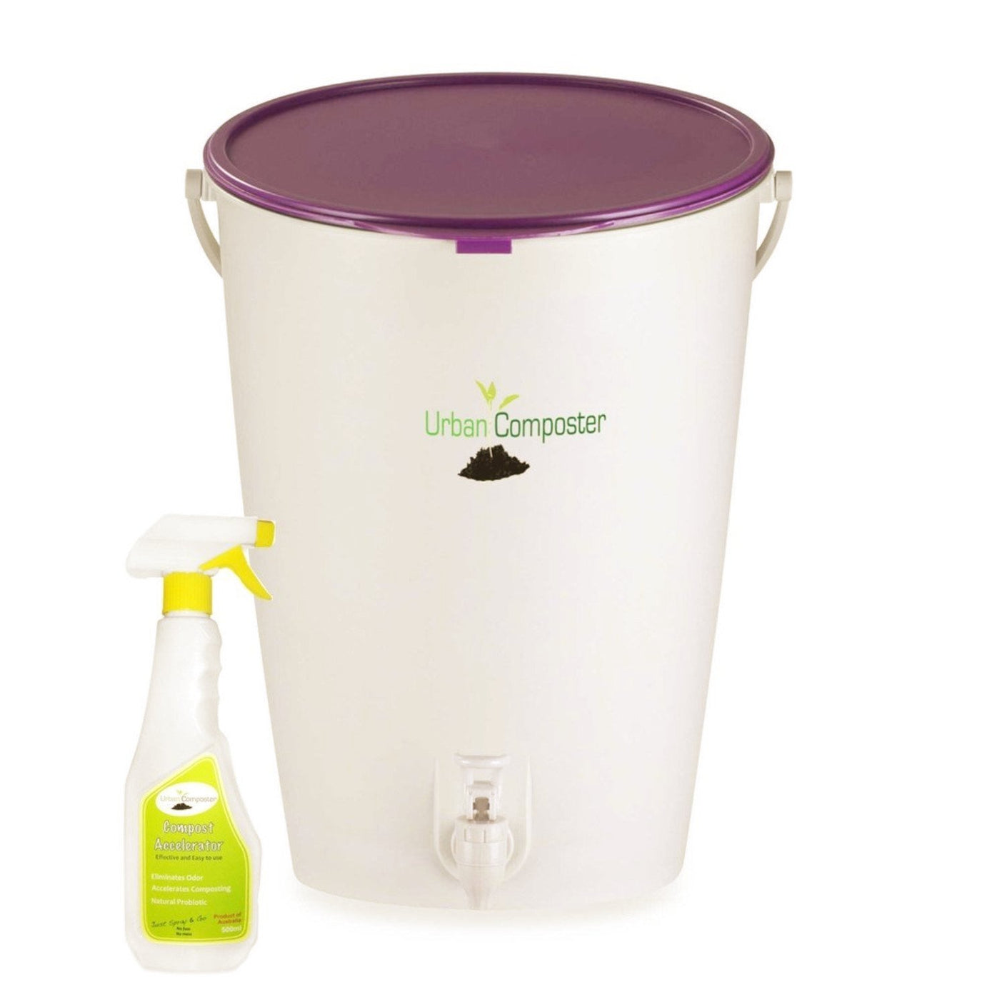 Load image into Gallery viewer, URBAN COMPOSTER™ &#39;Bucket&#39; Beginner&#39;s Kit 15L - Berry