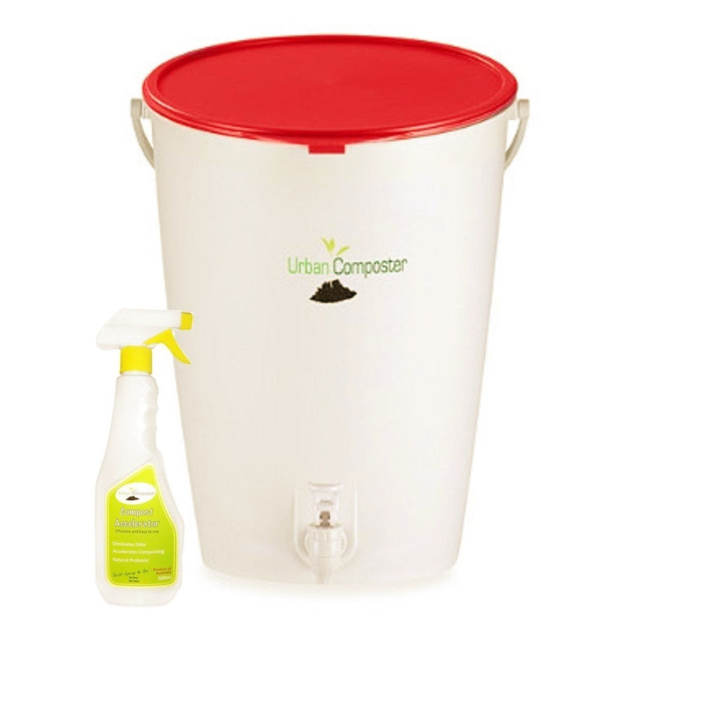 Load image into Gallery viewer, URBAN COMPOSTER™ &#39;Bucket&#39; Beginner&#39;s Kit 15L - Chilli