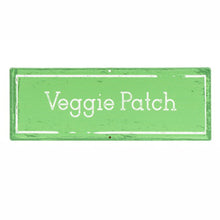 Load image into Gallery viewer, MARTHA&#39;S VINEYARD Vintage Style Garden Sign - Veggie Patch - Green