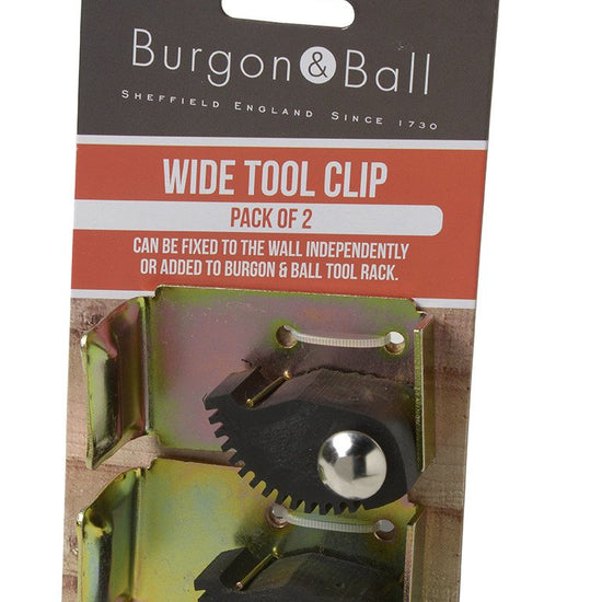 BURGON & BALL  |  Wide Tool Clips - 2 Pack