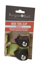 Load image into Gallery viewer, BURGON &amp; BALL Wide Tool Rack Clips - 2 Pack