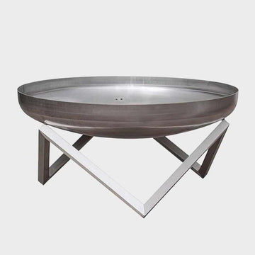 ALFRED RIESS Darvaza Stainless Steel Fire Pit - Large
