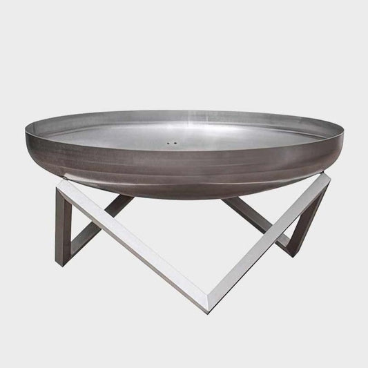 ALFRED RIESS Darvaza Stainless Steel Fire Pit - Large