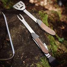 Load image into Gallery viewer, GENTLEMENS HARDWARE BBQ Multi-Tool Acacia Wood &amp; Stainless Steel